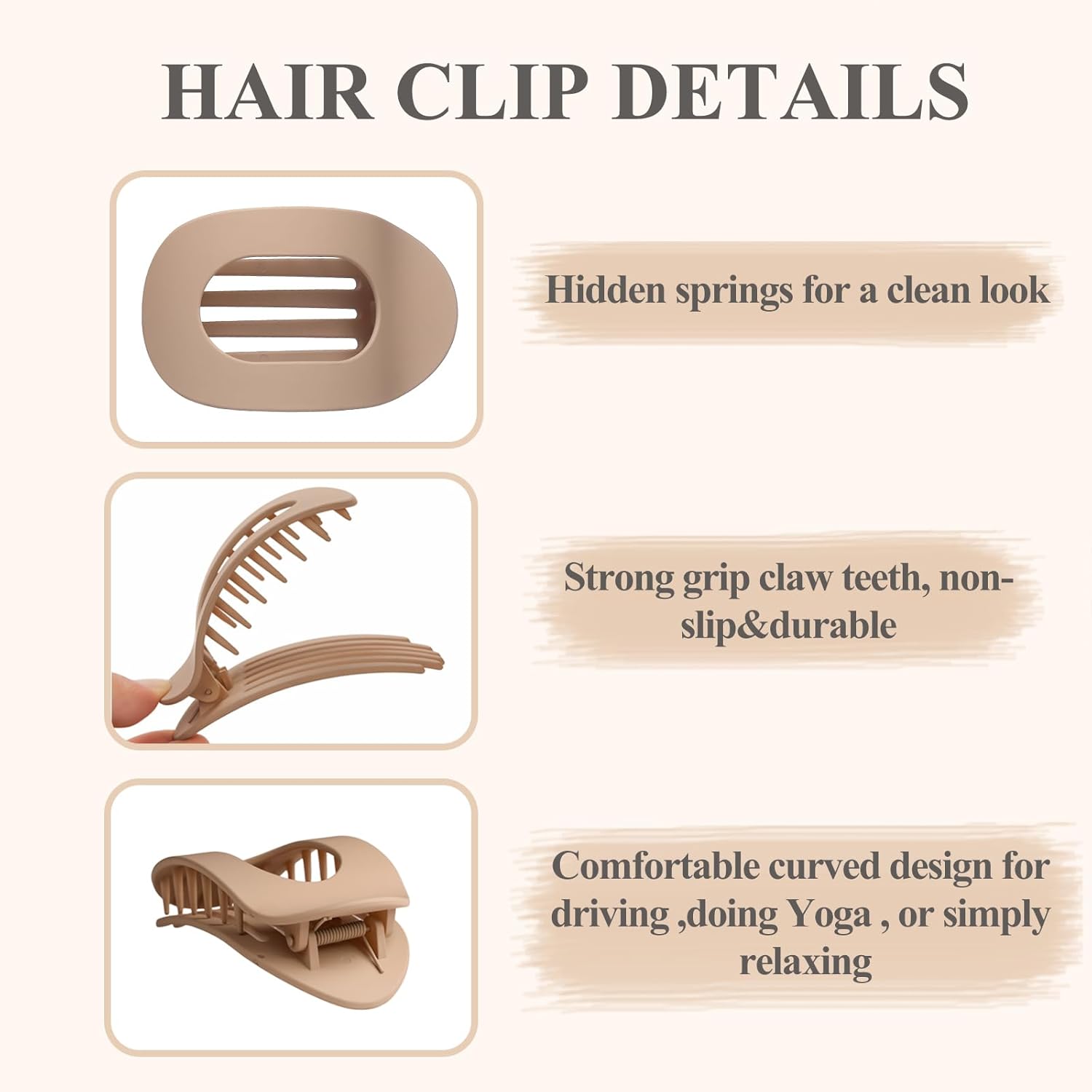 Flat Hair Clips